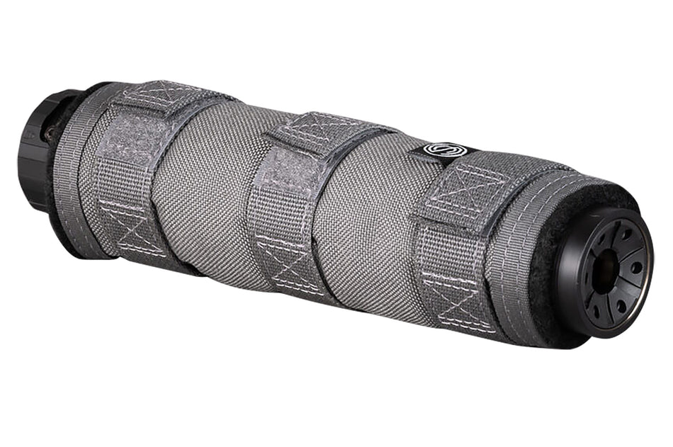 SilencerCo AC1982 7.50" Gray Nylon High Temperature Suppressor Cover
