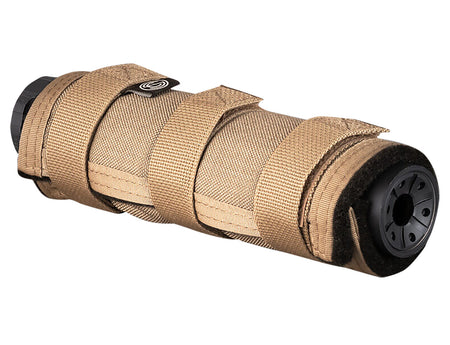 SilencerCo AC1985 6-Inch FDE Nylon High Temperature Suppressor Cover