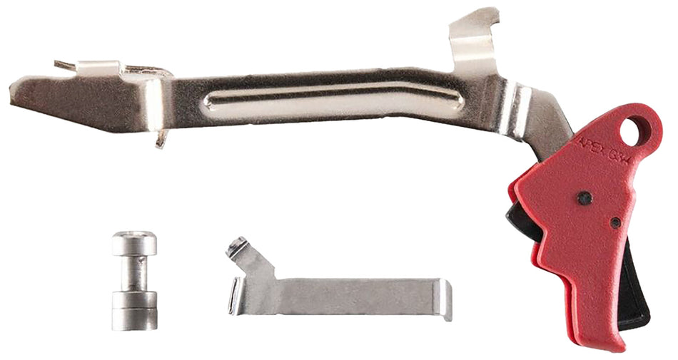 Apex Tactical Action Enhancement Slim Trigger Red for Glock Gen3/4 G17/19/22-27/31/32/33/34/35 – 102P155