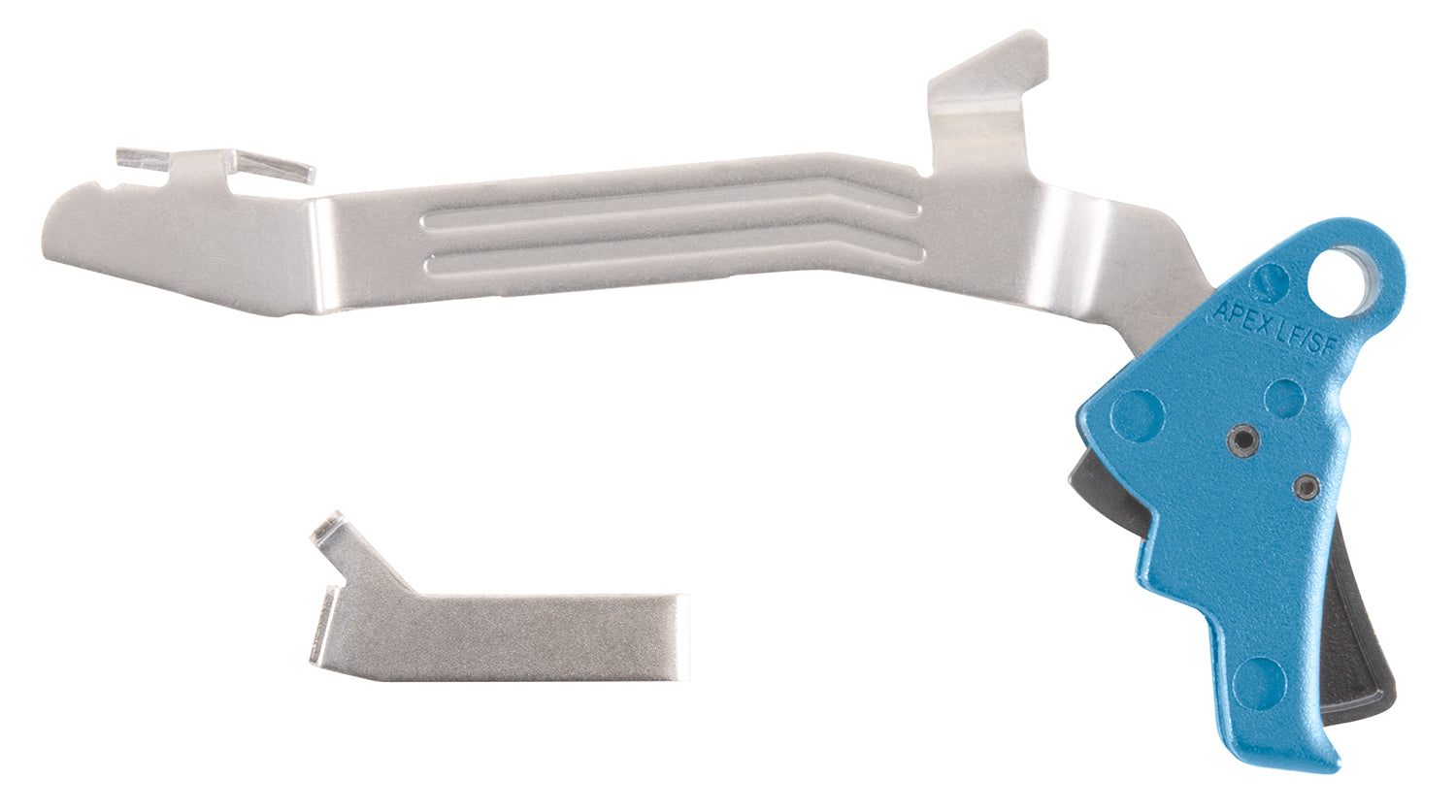 Apex Tactical Action Enhancement Slim Blue Trigger w/Bar & Connector Drop-In Glock 43/43X/48 – 102P117BLU