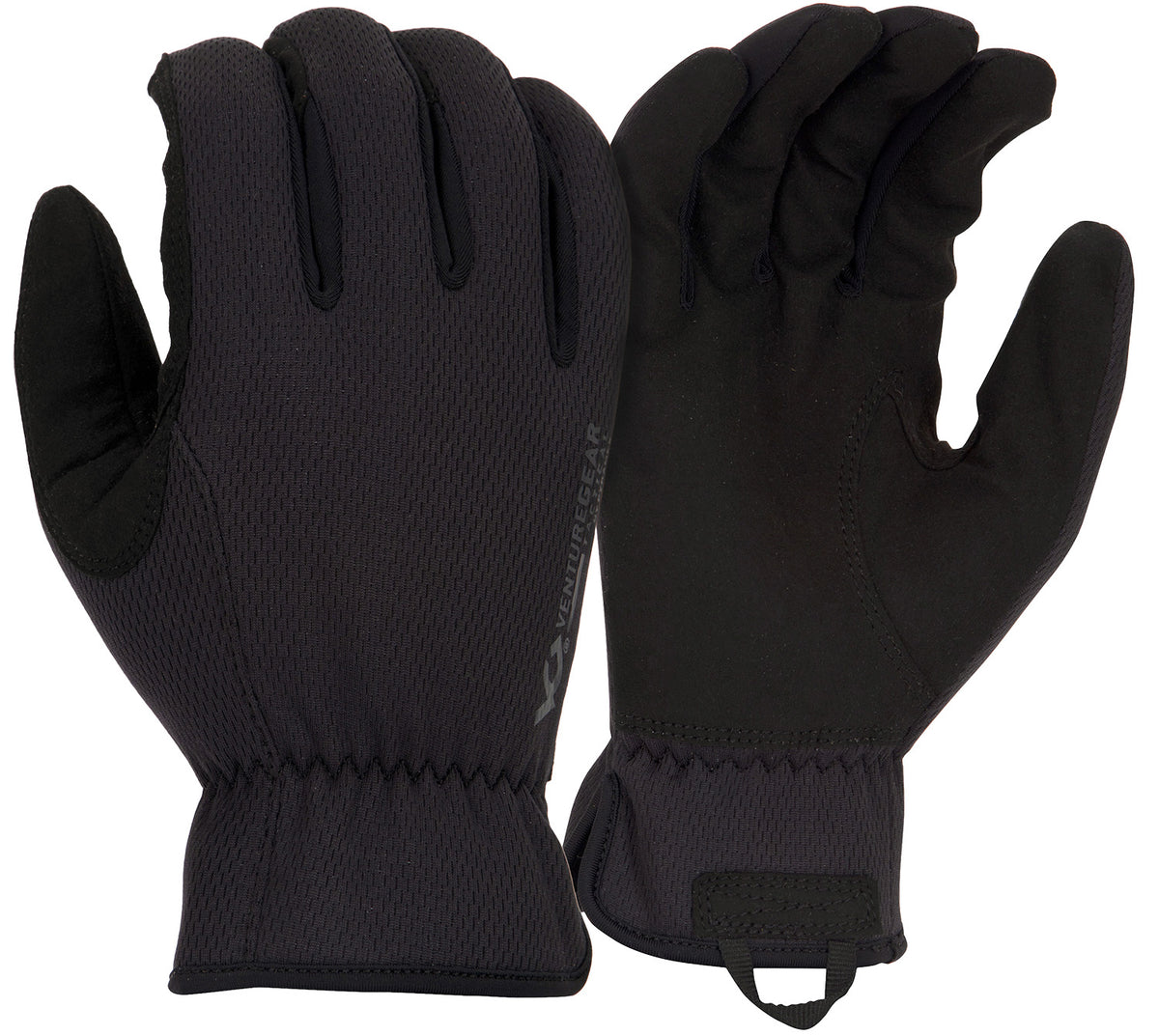 Pyramex VGTG20BM Tactical Operator Gloves Medium-Duty Brown Faux Leather Medium