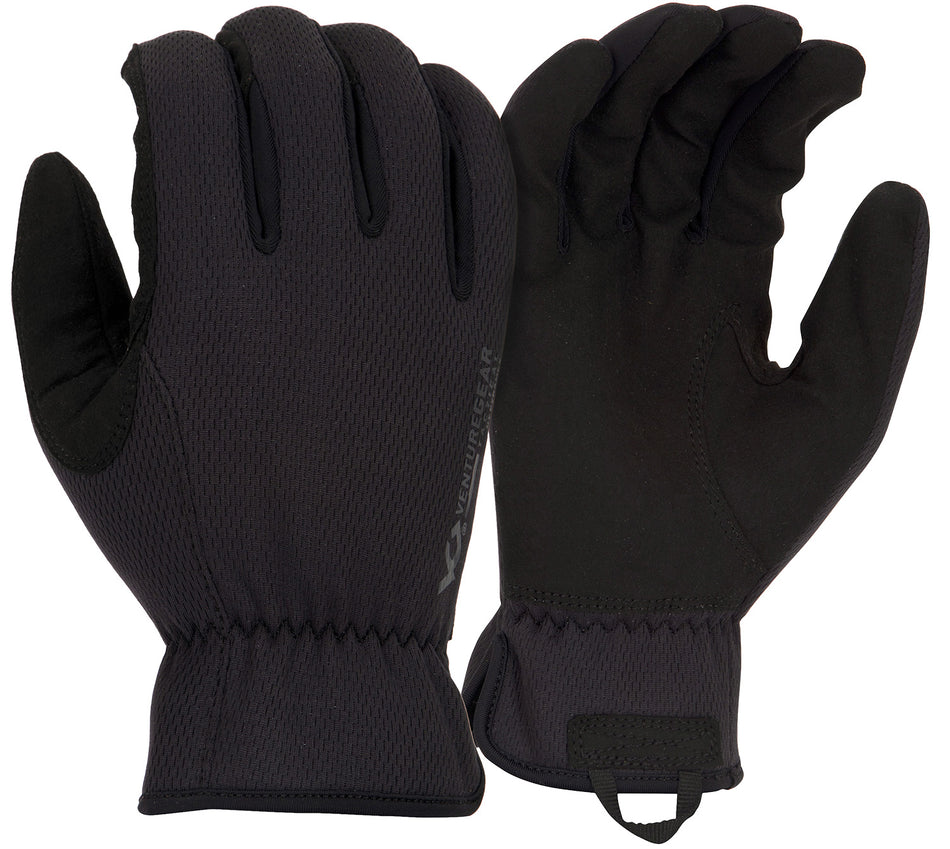 Pyramex VGTG20BM Tactical Operator Gloves Medium-Duty Brown Faux Leather Medium