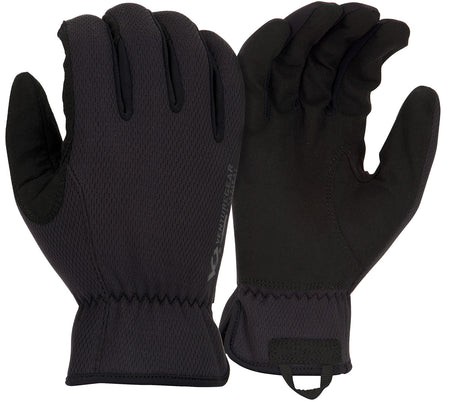 Pyramex VGTG20BX2 Tactical Operator Gloves Medium-Duty Black Faux Leather XXL