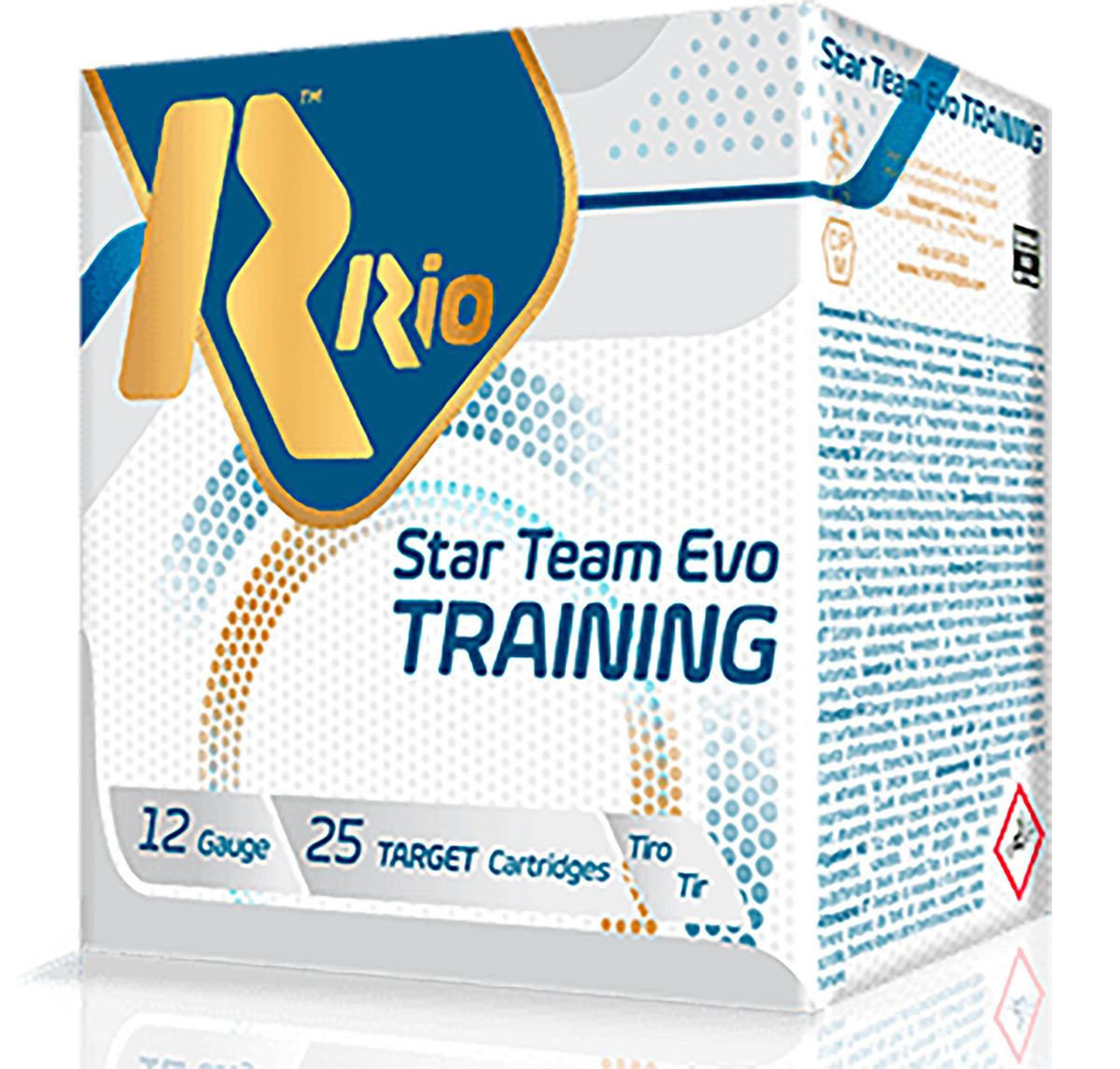 Rio Ammunition 12 Gauge Shotgun Shells Star Team Evo Target #8 1-1/8 oz 2.75 in