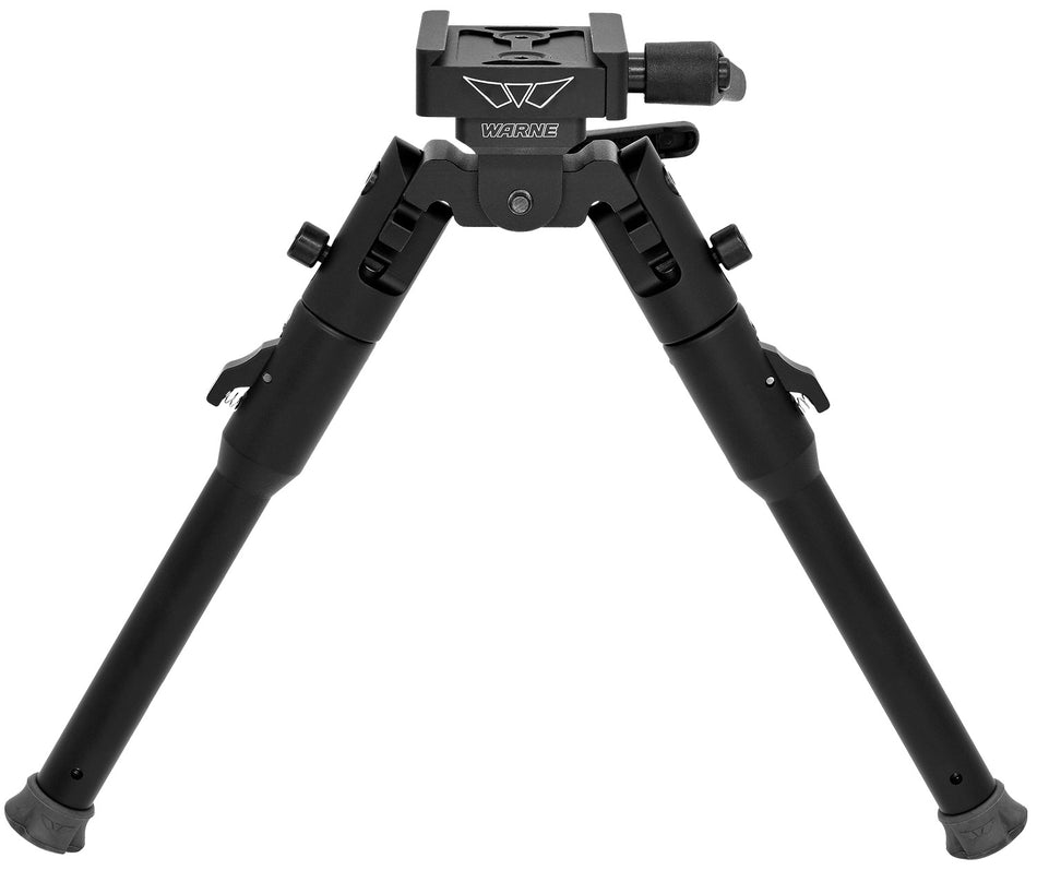 Warne 7912M Skyline Lite ARCA Bipod Black Aluminum 6.5"-11.15"