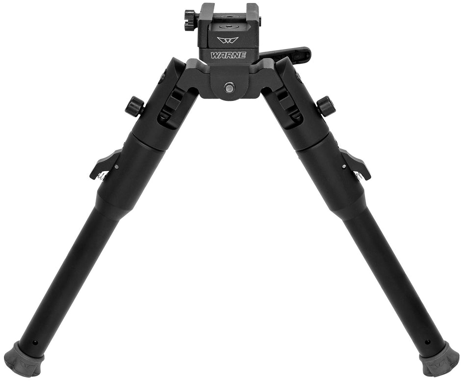 Warne 7913M Lite Skyline Bipod Black Fixed Picatinny Head Aluminum