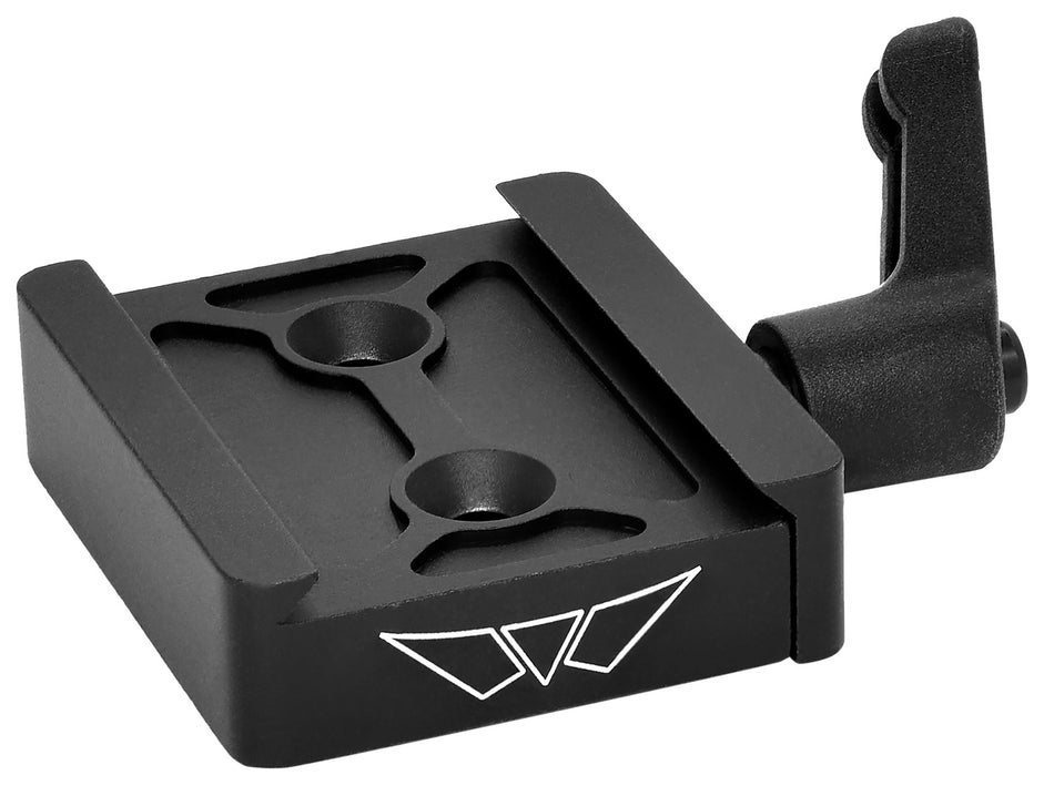 Warne 7955M Skyline Bipod ARCA Rail Adapter Black Anodized Steel