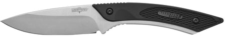 Camillus Western Coil Fixed Blade 3.25" Titanium Bonded 420 Steel, Rubber/Stainless Steel Handle, Includes Sheath
