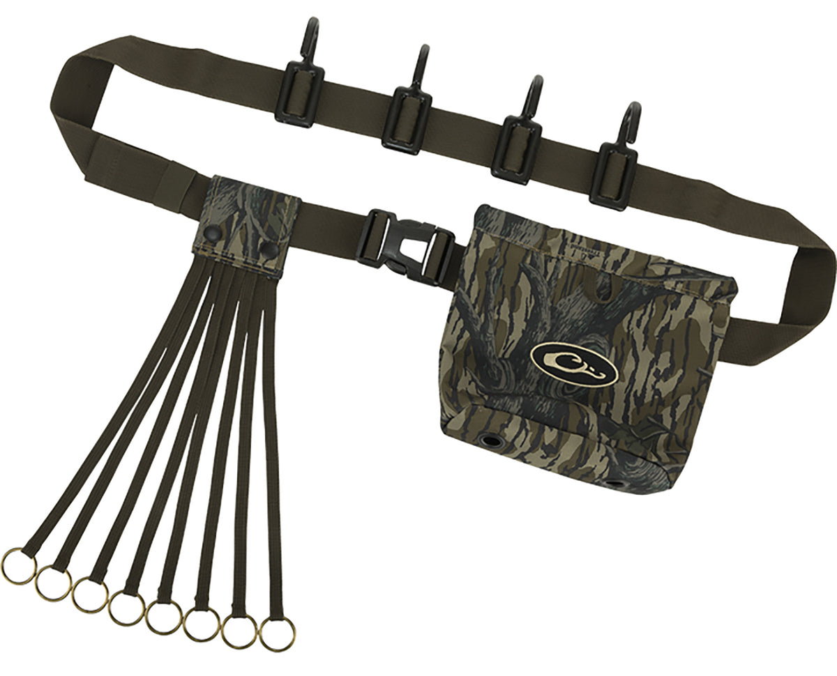 Drake Waterfowl DA2200032 Timber Strap Ultimate Treestand HD-2 Around the Waist with Shell Pouch and Metal Hooks