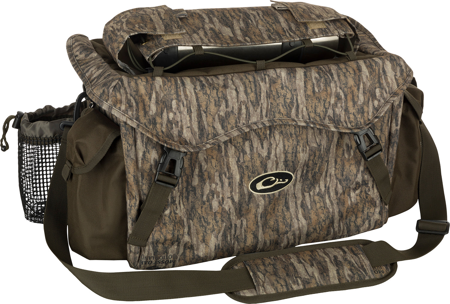 Drake Waterfowl GD6000006 Gear Bag Gun Dog Mossy Oak Bottomland Duffle
