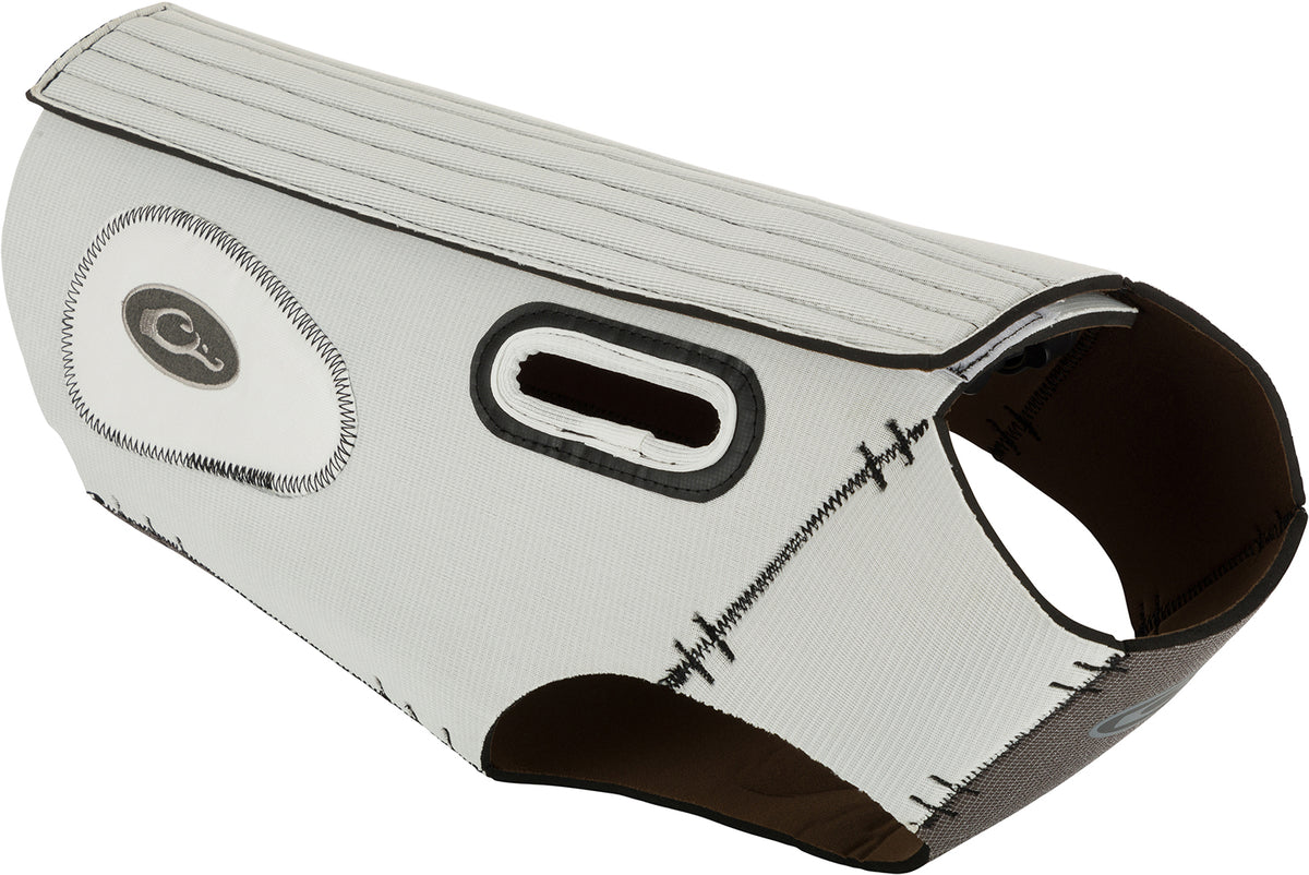 Drake GD9900WHT3 Neoprene Dog Vest Large White Customizable Fit Assist Handle