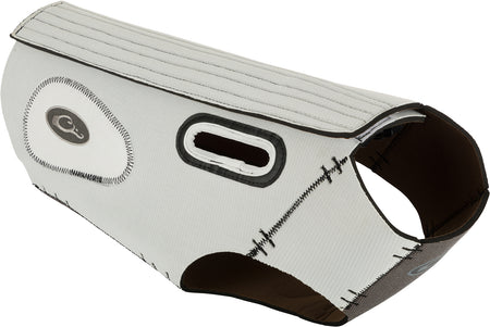 Drake GD9900WHT3 Neoprene Dog Vest Large White Customizable Fit Assist Handle