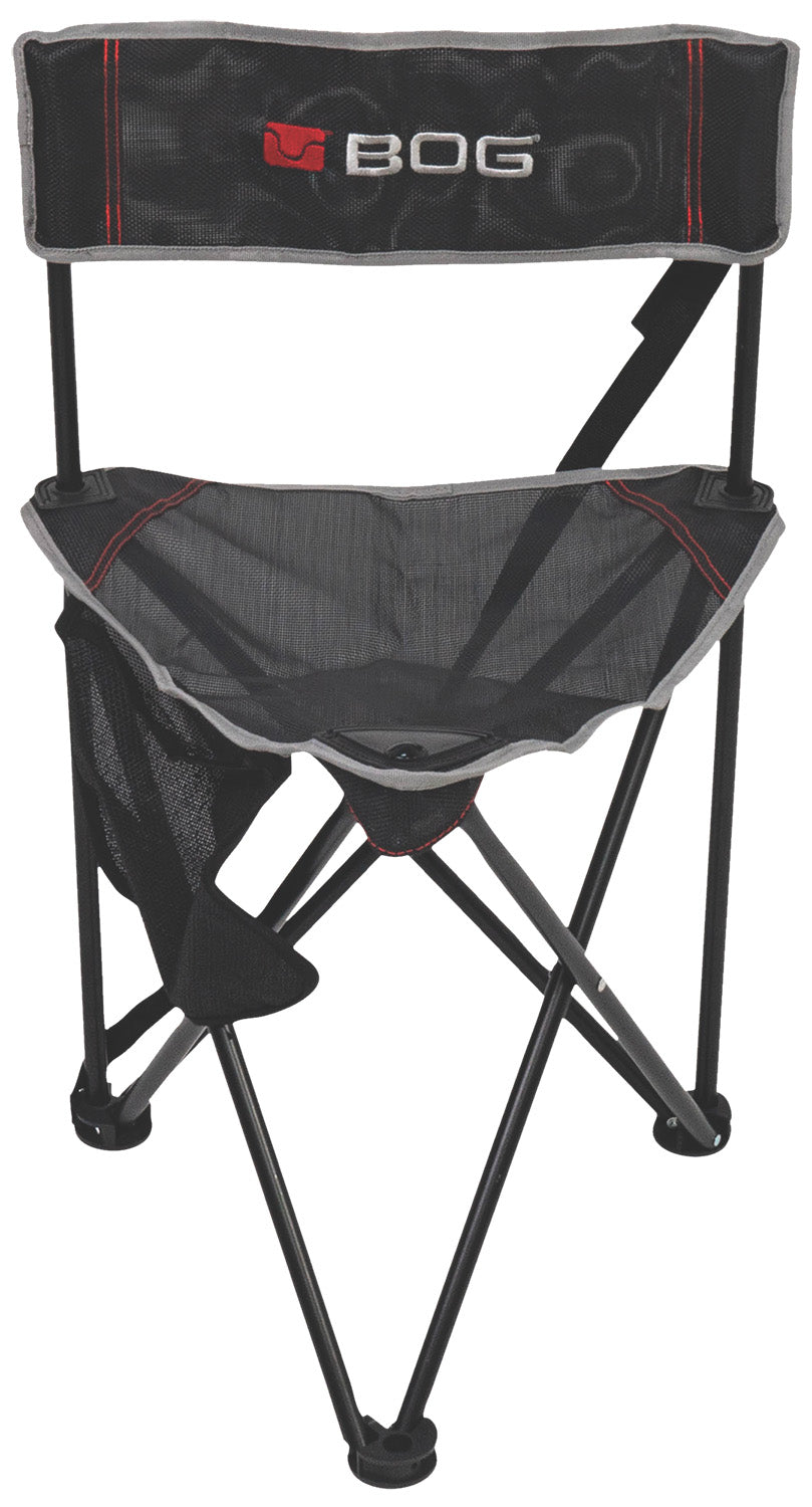 Bog-Pod Triple Play Carry-In Hunting Chair Black Steel 3-Leg 300lbs