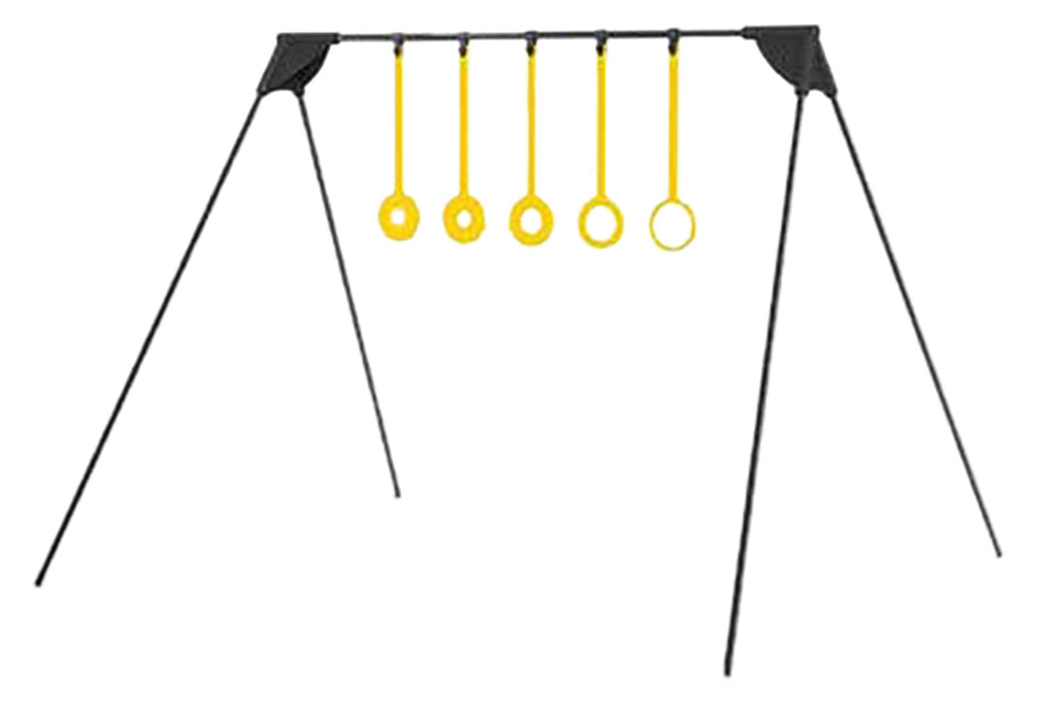 Caldwell AR500 Rimfire KYL Ring Challenge Target Set Black and Yellow Includes 5 Ring Targets