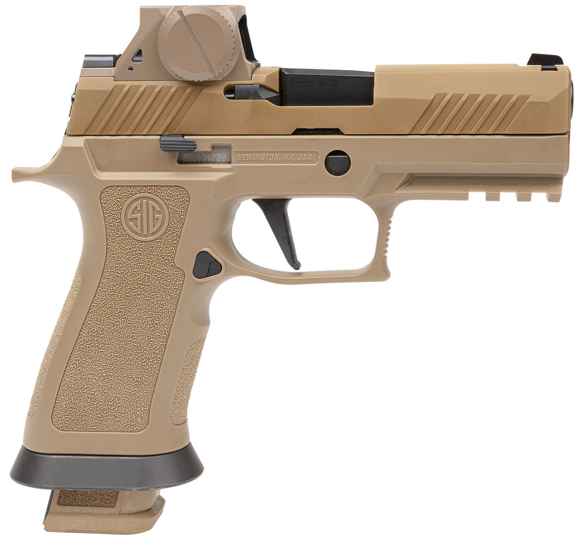Sig Sauer M18X Carry 9mm Luger 21+1 3.90in Optic-Ready Pistol with ROMEOM17