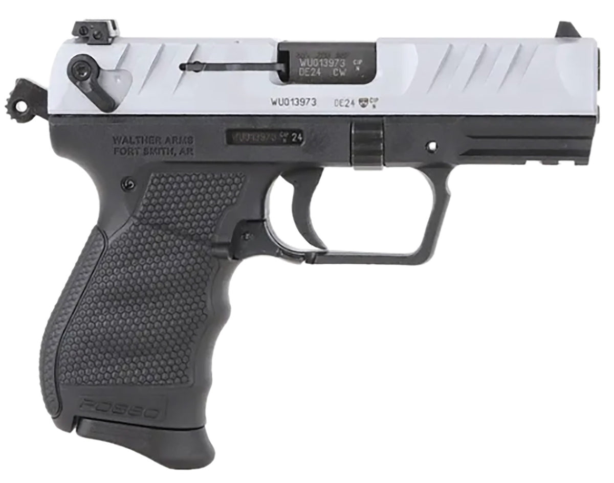 Walther PD380 Carry Frame .380 ACP Pistol, 9+1, 3.7" Stainless Barrel, Black Polymer Frame