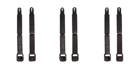 High Speed Gear 91SC12BK Short MOLLE Clips Black Injection Molded 12-Pack
