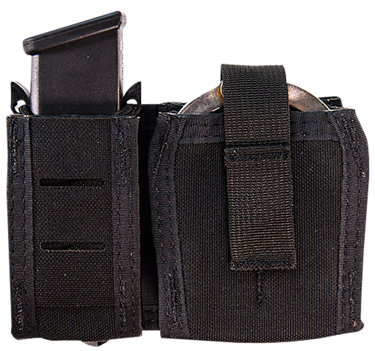 High Speed Gear TACO Duty Pistol Mag and Handcuff Pouch Black Nylon MOLLE Belt 41P000BK