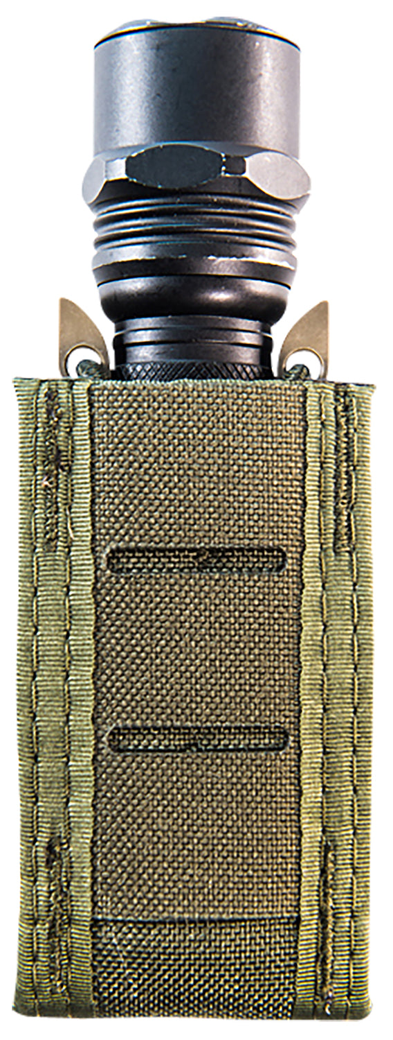 High Speed Gear TACO Duty Single Pistol Magazine Holder OD Green Nylon MOLLE Belt 41PT00OD