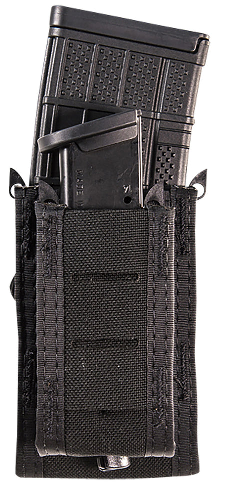 High Speed Gear 41DD00BK Duty Double Decker TACO Pouch Black Nylon MOLLE