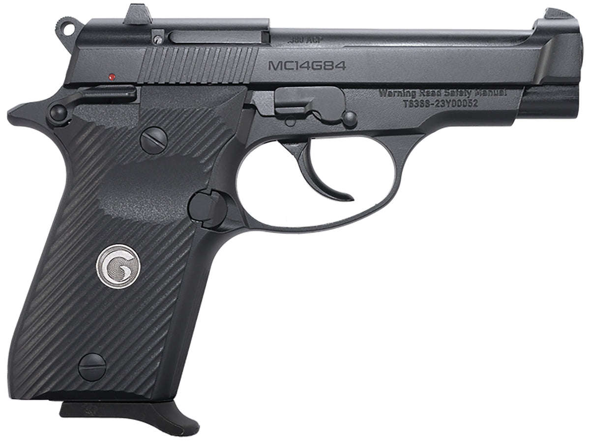 EAA GIRSAN 390825 MC14G84 380 ACP 13+1 3.80" Black Steel Barrel, Black Serrated Steel Slide, Black Aluminum Frame w/Beavertail, Black Polymer Grip