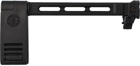 Sig Sauer MCX / MPX Folding Pivoting Contour Brace Black Aluminum with Steel Foldable Knuckle 1913 Rail Mount