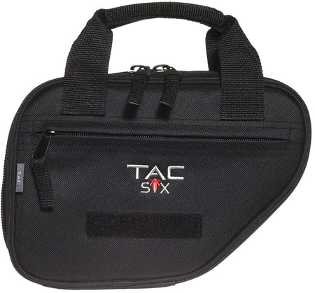 Tac Six Battalion Handgun Pistol Case 10" Black Neoprene with Magazine Straps