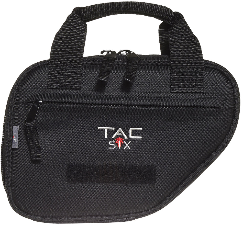 Tac Six Battalion Handgun Pistol Case 10" Black Neoprene with Magazine Straps