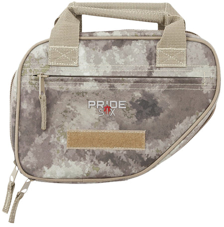 Tac Six Battalion Handgun Case 10" Tan/A-TACS AU Neoprene with Magazine Straps