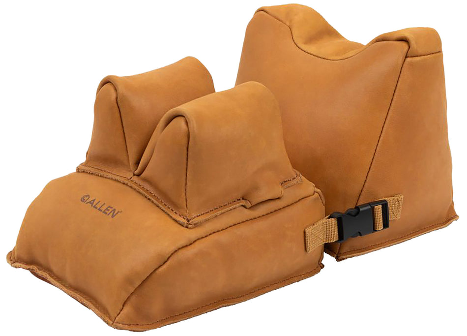 Allen Longmont 15125 Filled Front Rear Shooting Rest Combo Light Brown Full-Grain Leather