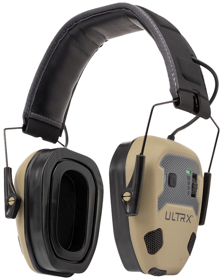 Allen 4151 Ultrax Bionic Bluetooth Earmuff 22 dB NRR Flat Dark Earth Hearing Protection