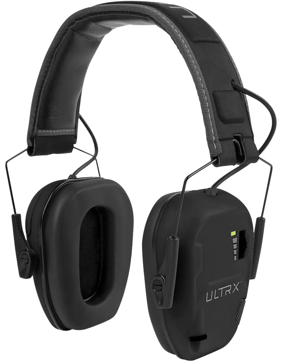 Allen 4108 Bionic Electronic Earmuff 22 dB Midnight Gray Symmetrical Microphone