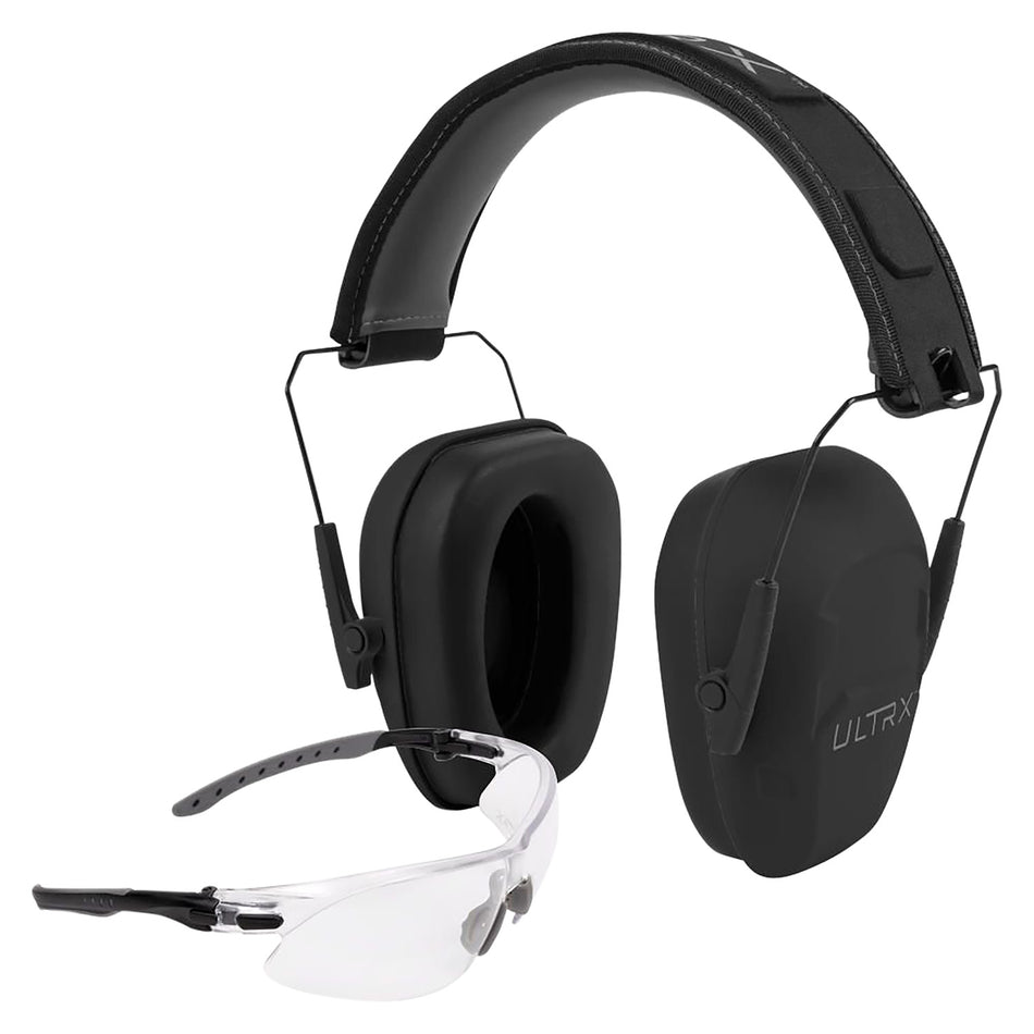 Allen 4157 Ultrax Shield Hearing and Eye Protection Combo 23 dB Gray