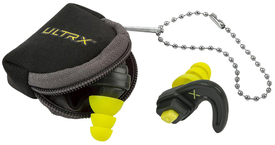 Allen 4103 Ultrax Shift Adjustable Hearing Ear Plugs 12-25 dB Gray Yellow