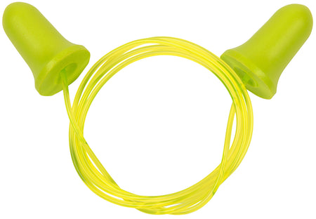Allen 4119 Ultrax Tethered Tapered Foam Hearing Ear Plugs 32 dB Yellow Lime 5-Pair