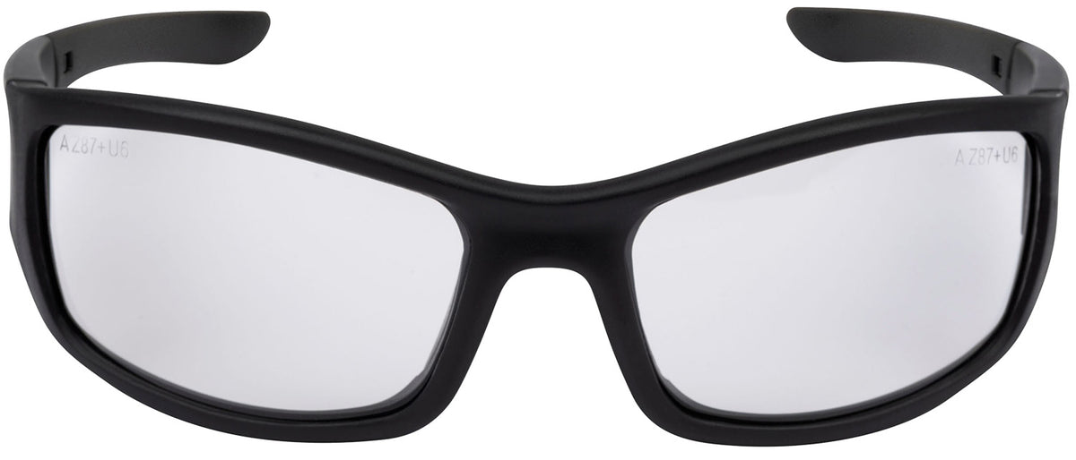 Allen 4137 Sync Shooting Safety Glasses Clear Lens Black Frame
