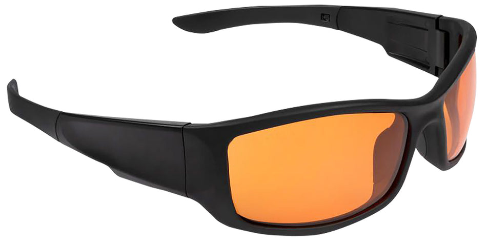 Allen 4138 Sync Shooting Safety Glasses Amber Lens Black Frame