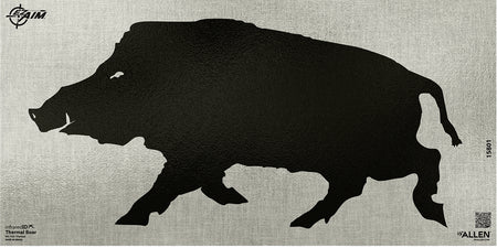 EZ-Aim 15801 Thermal ID Adhesive Boar Paper Target 24" x 12" Black/Gray