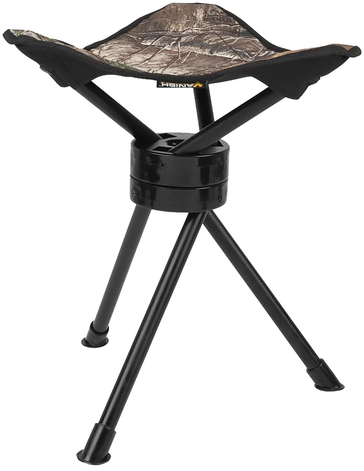 Vanish 5913 Realtree Edge Steel Swivel Folding Tripod Hunting Stool