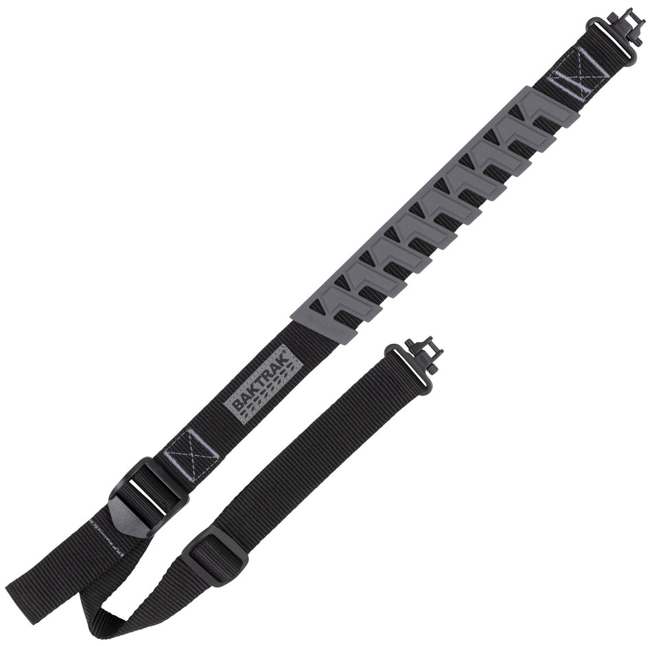 Allen 8536 Trak Traction Web Rifle Sling Black Gray 36 Inch Adjustable with Swivels