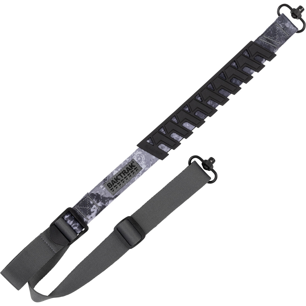 Allen 8539 Trak Traction Web Gray Adjustable Rifle Sling with Swivels