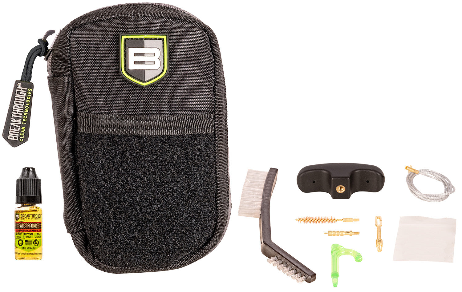 Breakthrough Clean BT-COP-9 Badge Series 9mm Pull-Through Cleaning Kit