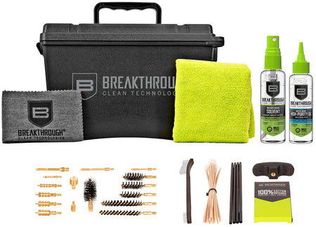 Breakthrough Clean Universal Ammo Can Cleaning Kit with Rods, Brushes, and Patches