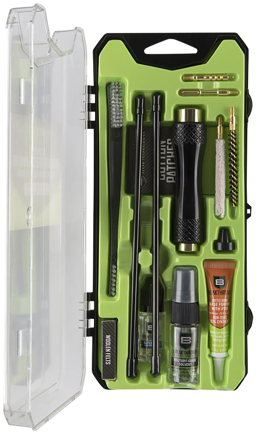 Breakthrough Clean Vision Series .243/6mm Rifle Cleaning Kit with Solvent and Oil