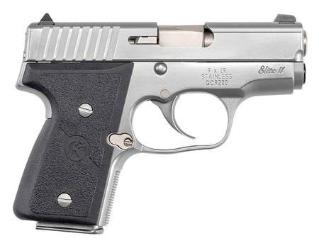 Kahr Arms MK9 Elite 9mm Luger 3" Polished Stainless Pistol, Black Nylon Grip