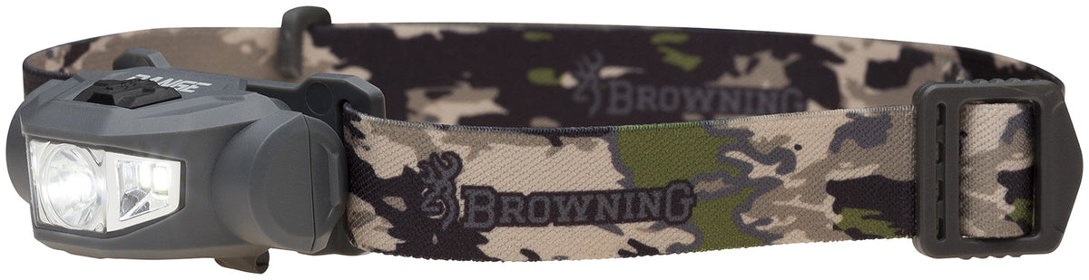 Browning Range Wide Angle Plus Headlamp Dark Gray Dual Fuel Rechargeable/AA LED