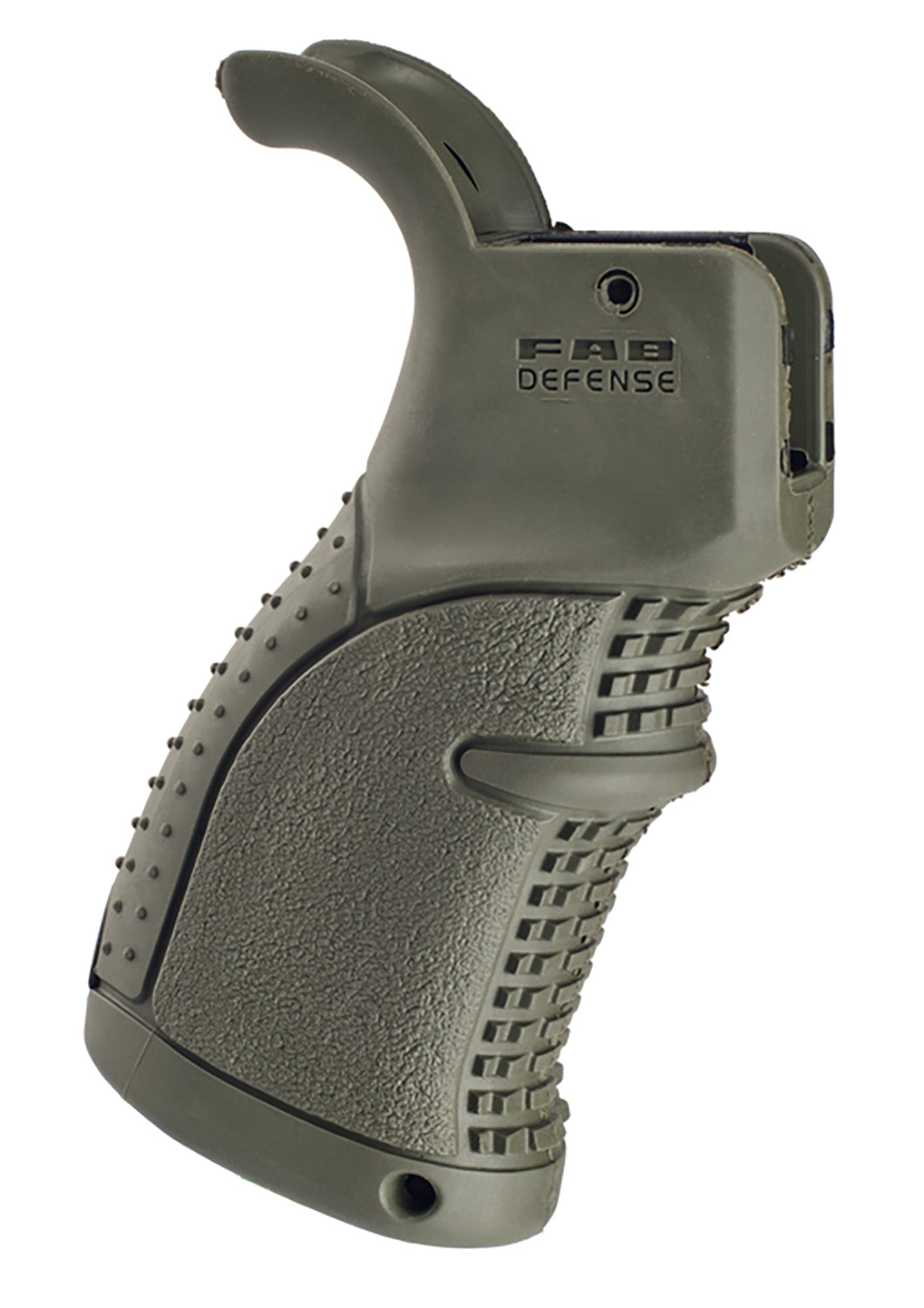 FAB Defense FXAGR43G AG-43 OD Green Multi-Texture Rubber Pistol Grip for AR-15 M4