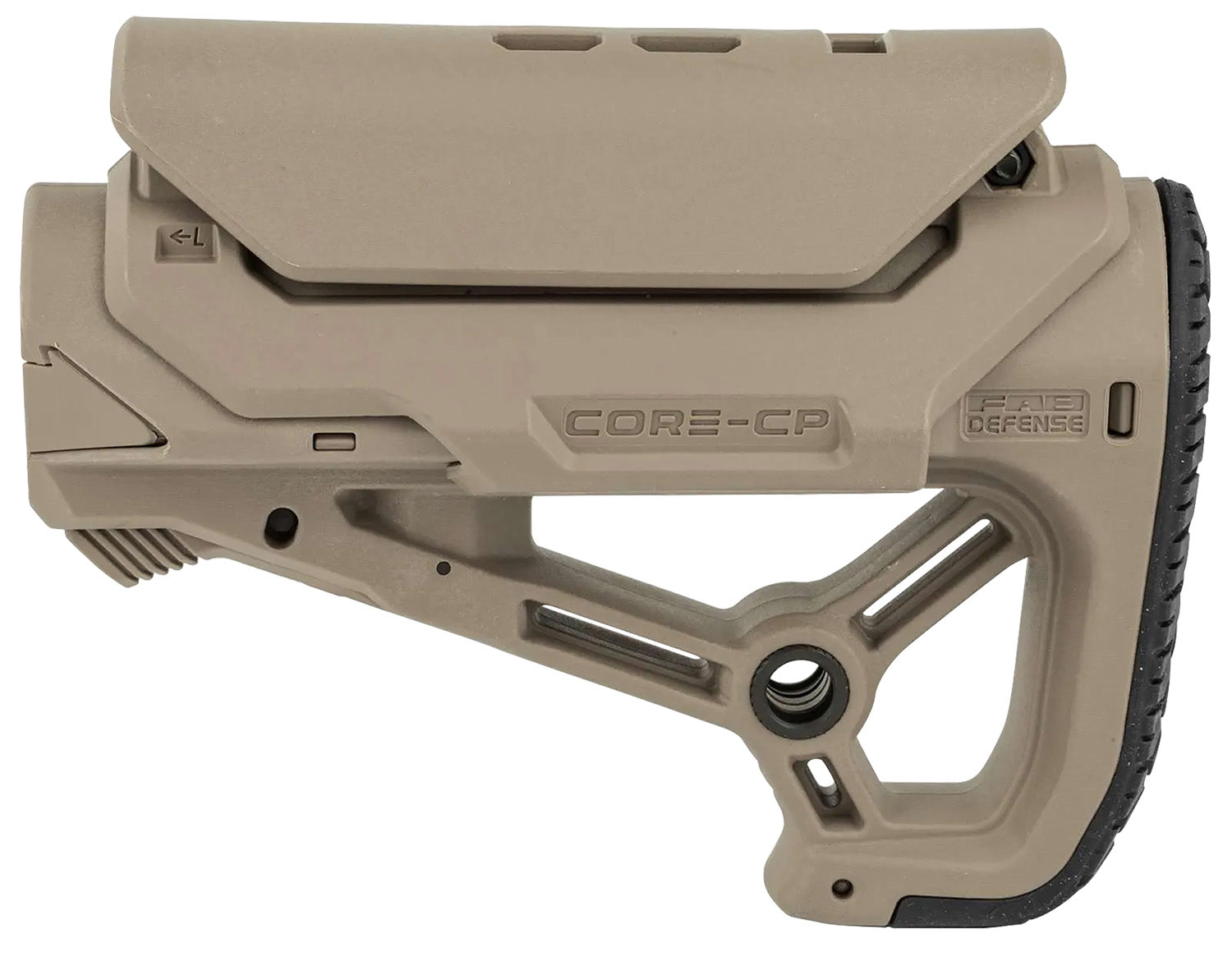 FAB Defense FXGLCORESCPT GL-CORE S CP Optimized CQB Buttstock FDE
