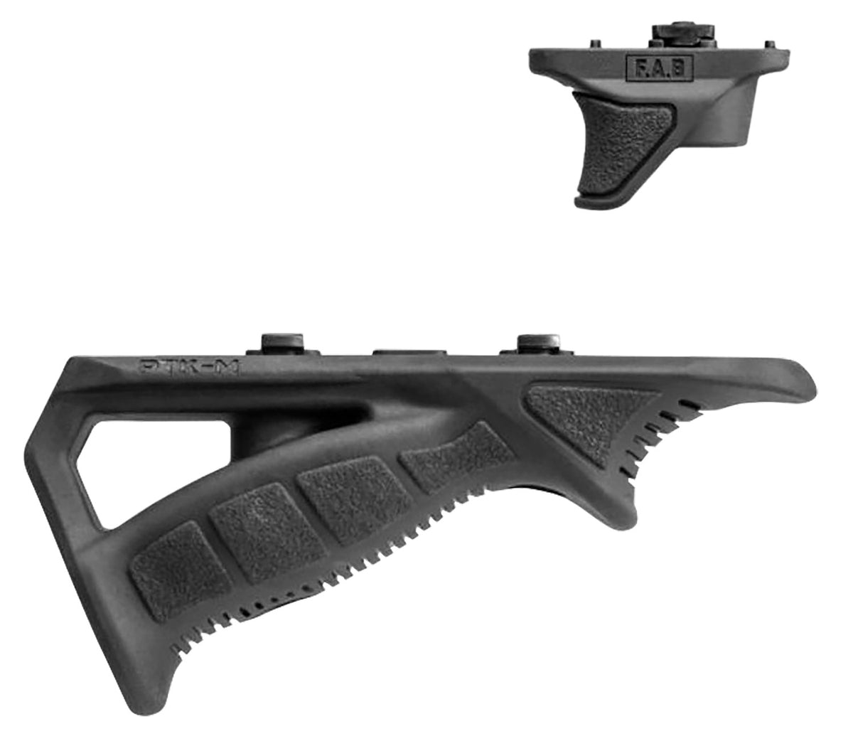 FAB Defense FXPTKMCB PTK-M M-LOK Compatible Pointing Grip Combo Black Rubber Overmold