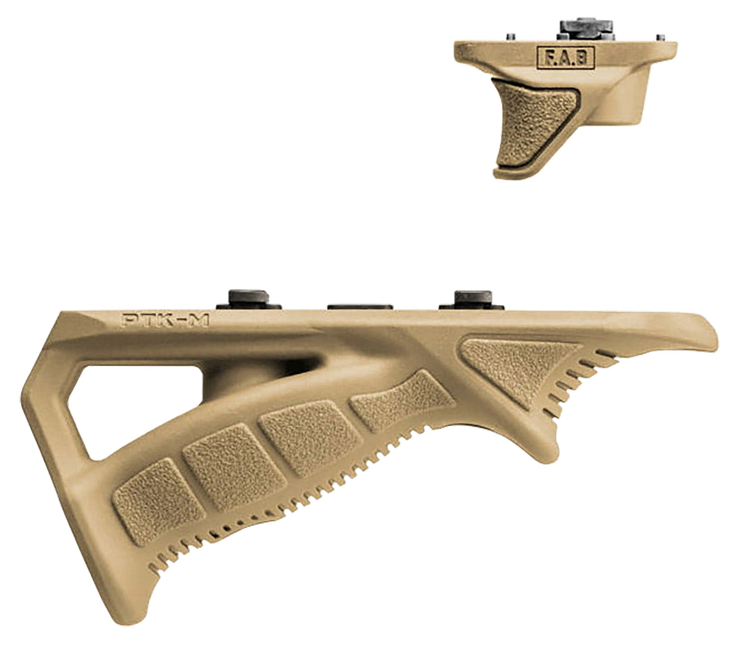 FAB Defense FXPTKMCT PTK-M M-LOK Compatible Pointing Grip Combo FDE Rubber Overmold
